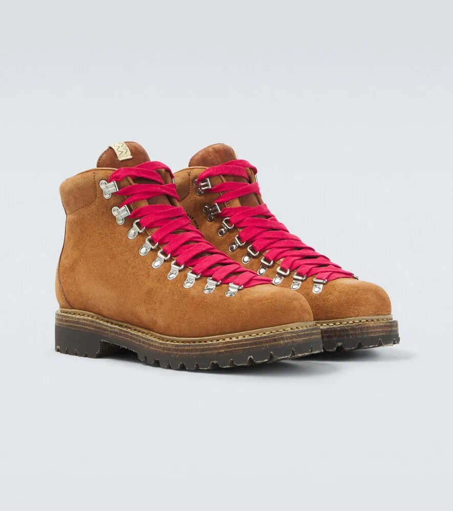 Замшевые ботильоны Whymper Visvim, коричневый