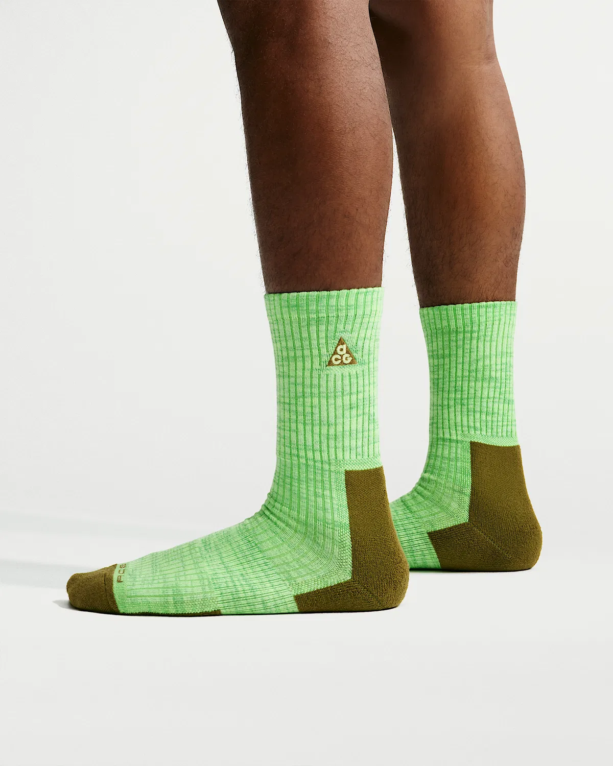 Носки Nike ACG Everyday с амортизацией (1 пара), Mean Green/Vapor Green/Lime Blast/Volt Ice