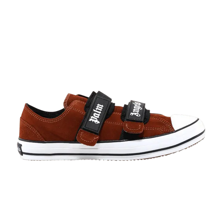 

Кроссовки Palm Angels Velcro Vulcanized Low Brown, коричневый