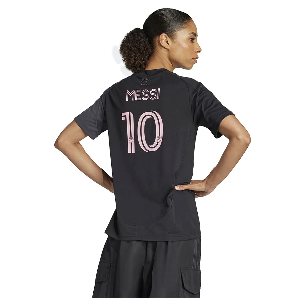 Футболка с коротким рукавом adidas Inter Miami CF 25/26 Messi Away Woman, черный — фото 2