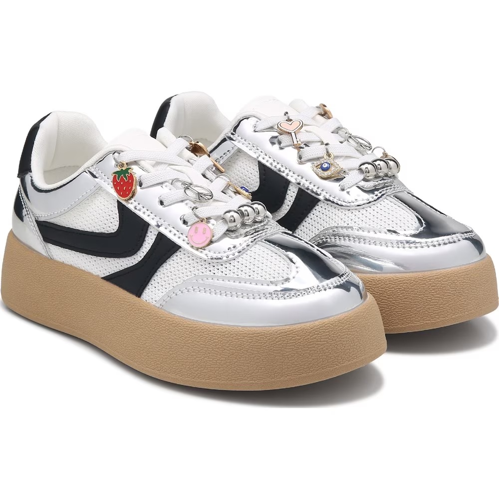 

Детские кроссовки jjersey для маленьких/больших детей Steve Madden, white/black