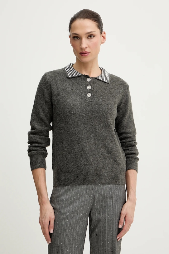 

Свитер из шерстяной смеси Morgan, серый