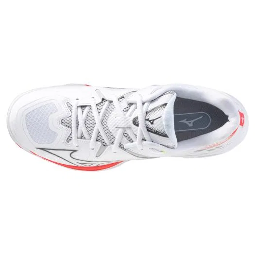 Бадминтонные кроссовки «Wave Claw 3» от Mizuno, White X Black X Red — фото 4