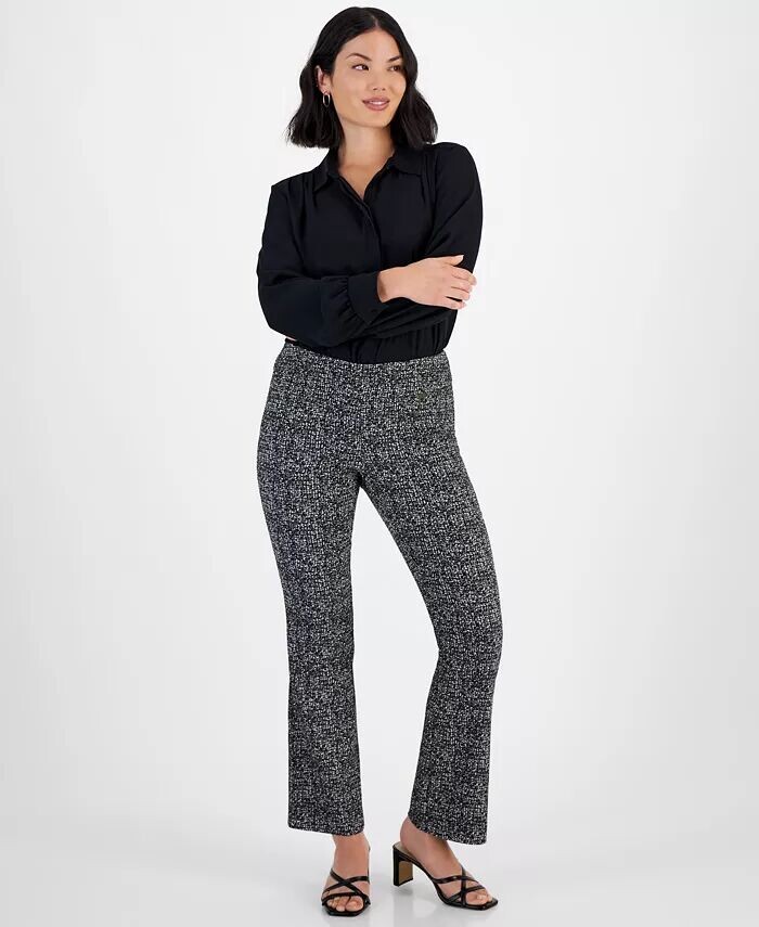 

Брюки Petite Mini Bootcut с контролем живота I.N.C. International Concepts, мультиколор