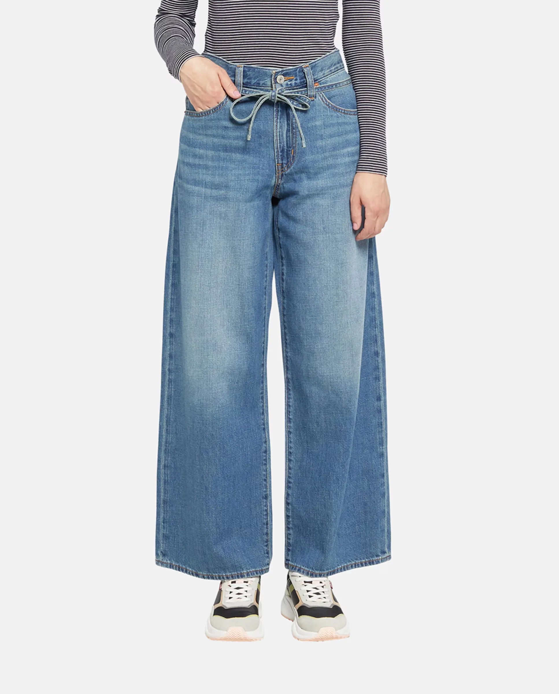 Женские джинсы Vaquero Ancho XL Straight с завышенной посадкой Levi's, синий — фото 2