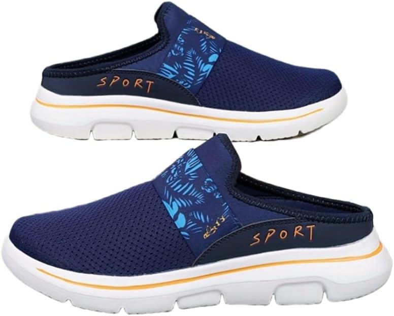 

Мужские повседневные туфли, с дышащим верхом из сетки и подошвой из ЭВА, подходят для комфортной ходьбы каждый день Hoalox, синий