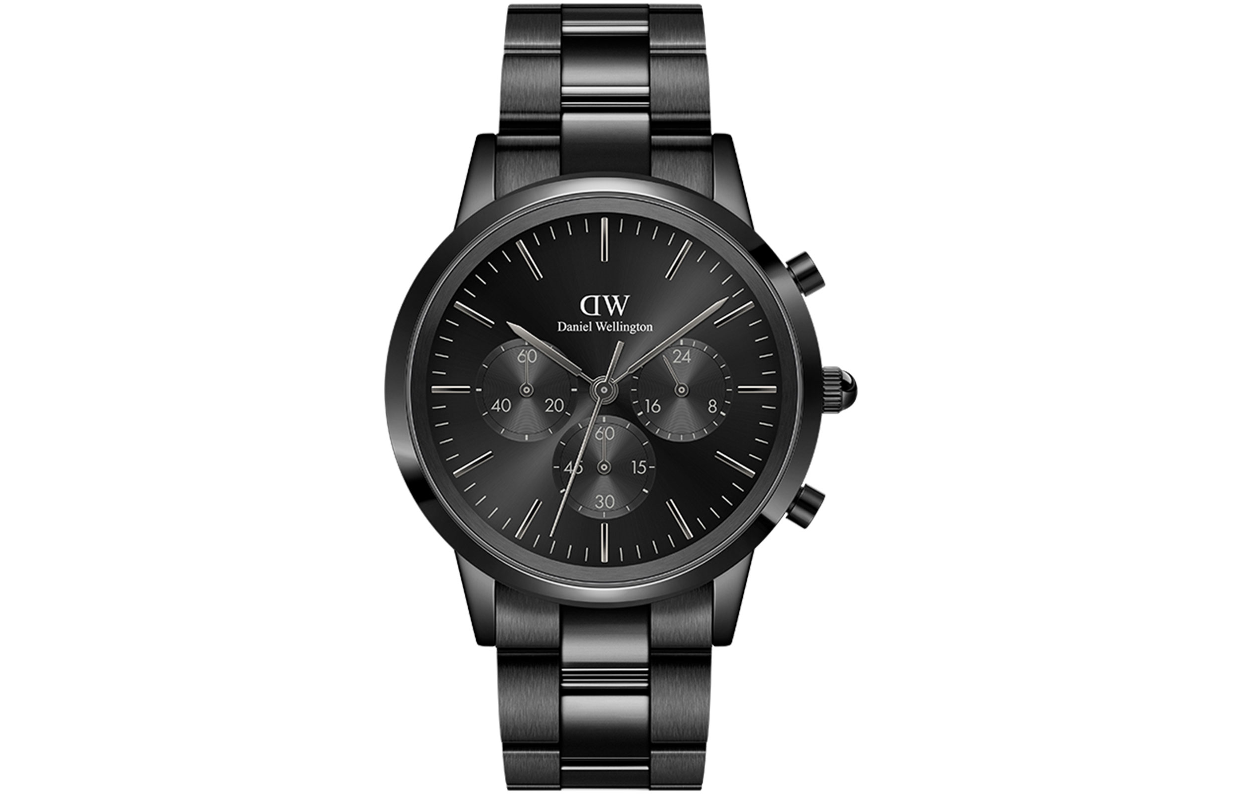 

DW/DanielWellington Часы Daniel Wellington Iconic Chronograph Link 42mm, Black Dial