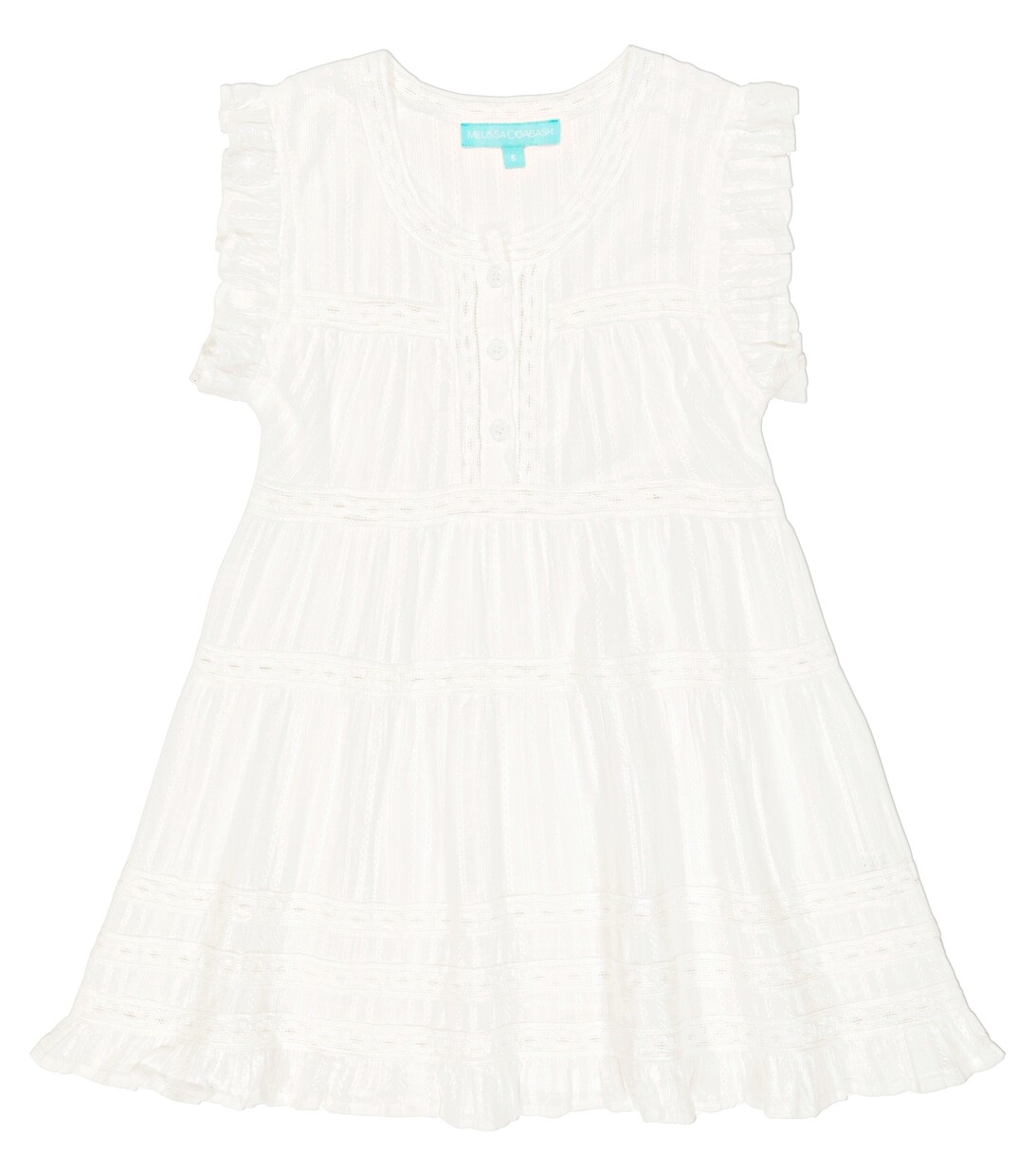 

Платье Baby Rebekah из хлопка Melissa Odabash, белый