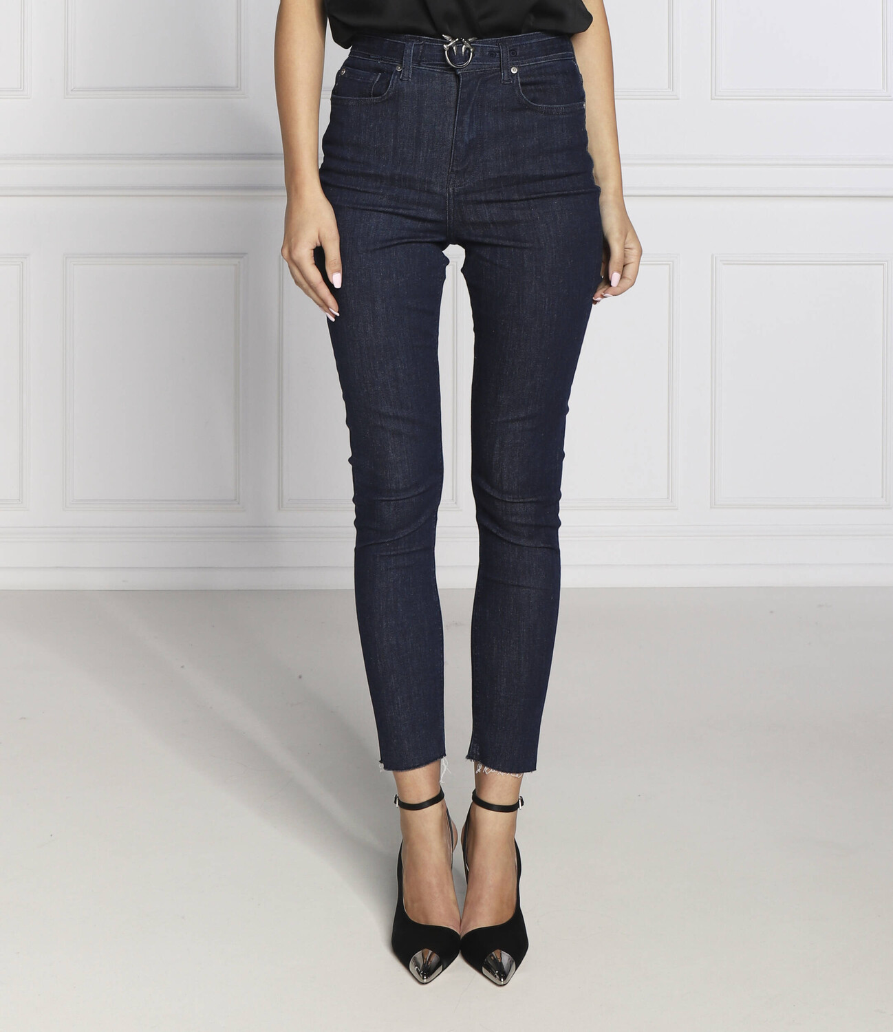 

Джинсы Pinko susan skinny fit, темно-синий