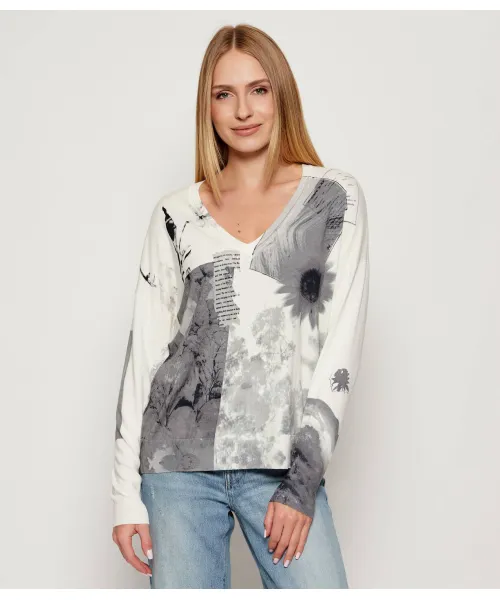 

Гетеборгский свитер Loose fit Desigual, белый