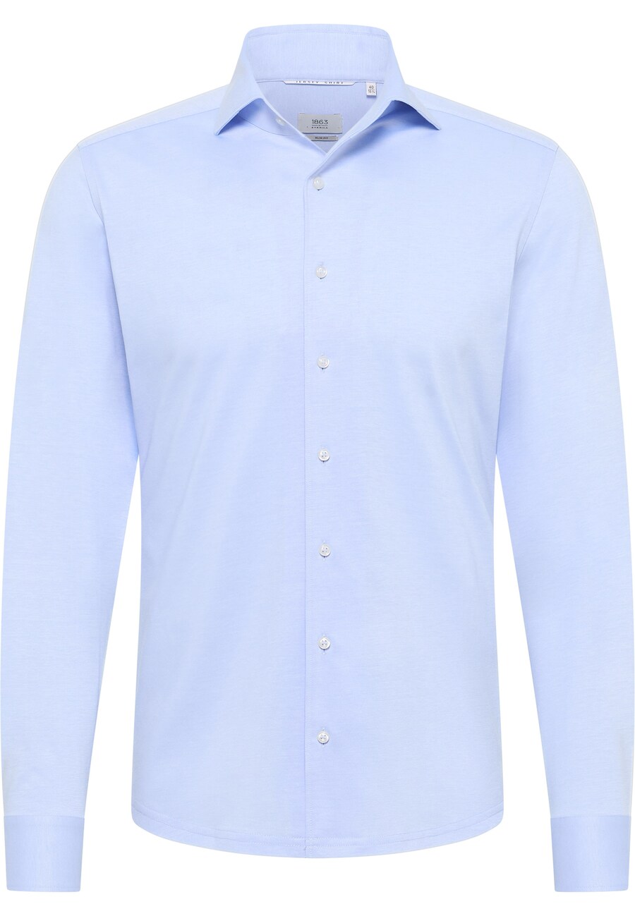 

Рубашка Slim Fit на пуговицах ETERNA, светло-голубой