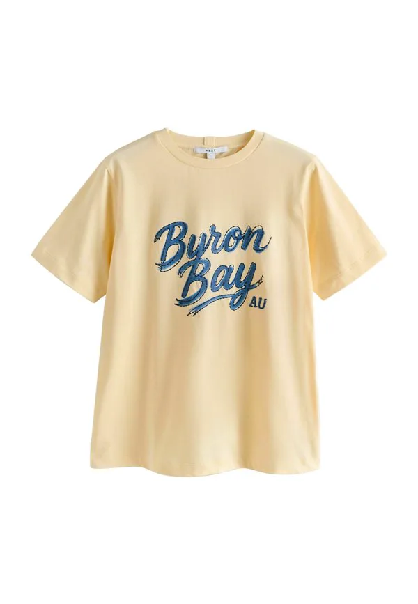 Футболка с коротким рукавом и круглым вырезом, с принтом Next, Byron Bay Graphic