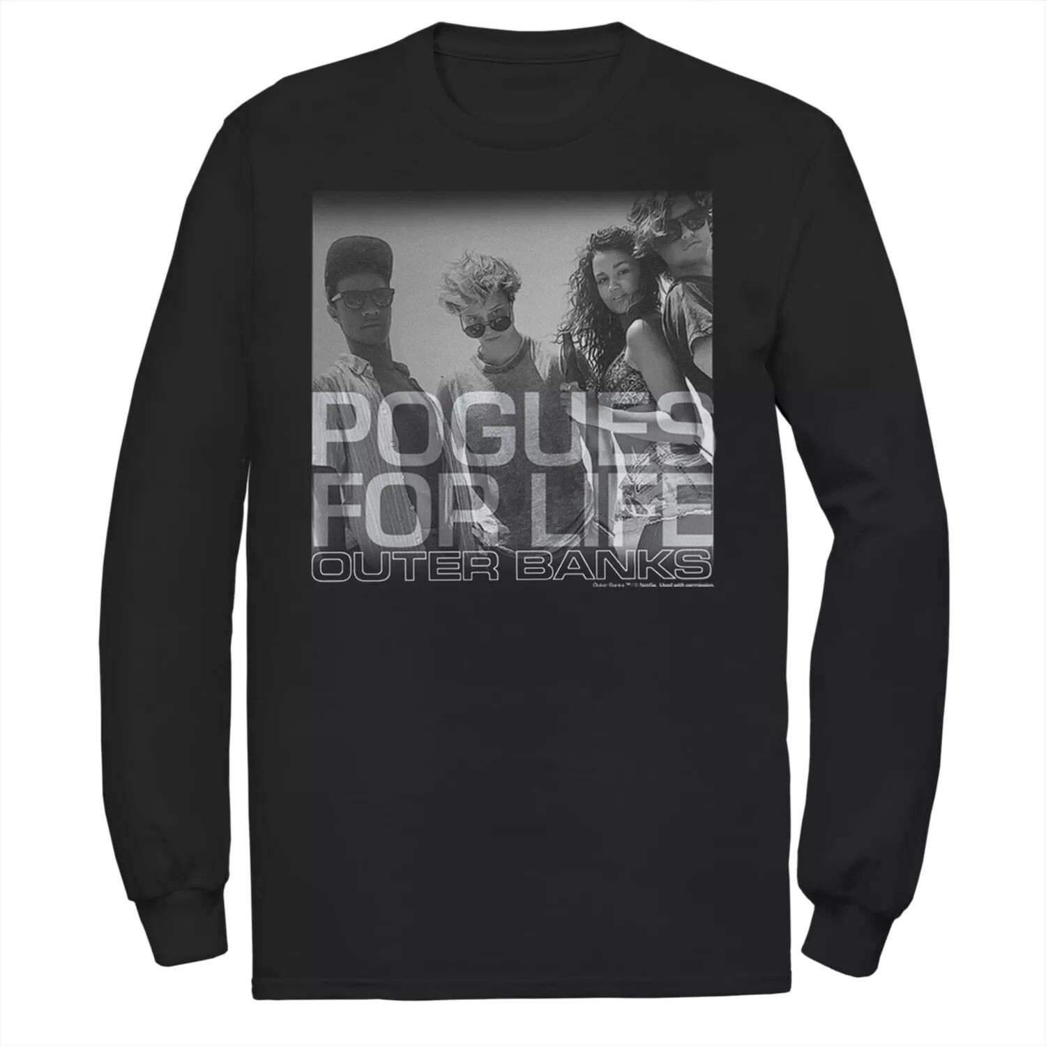 

Мужская футболка Outer Banks Pogues For Life Licensed Character