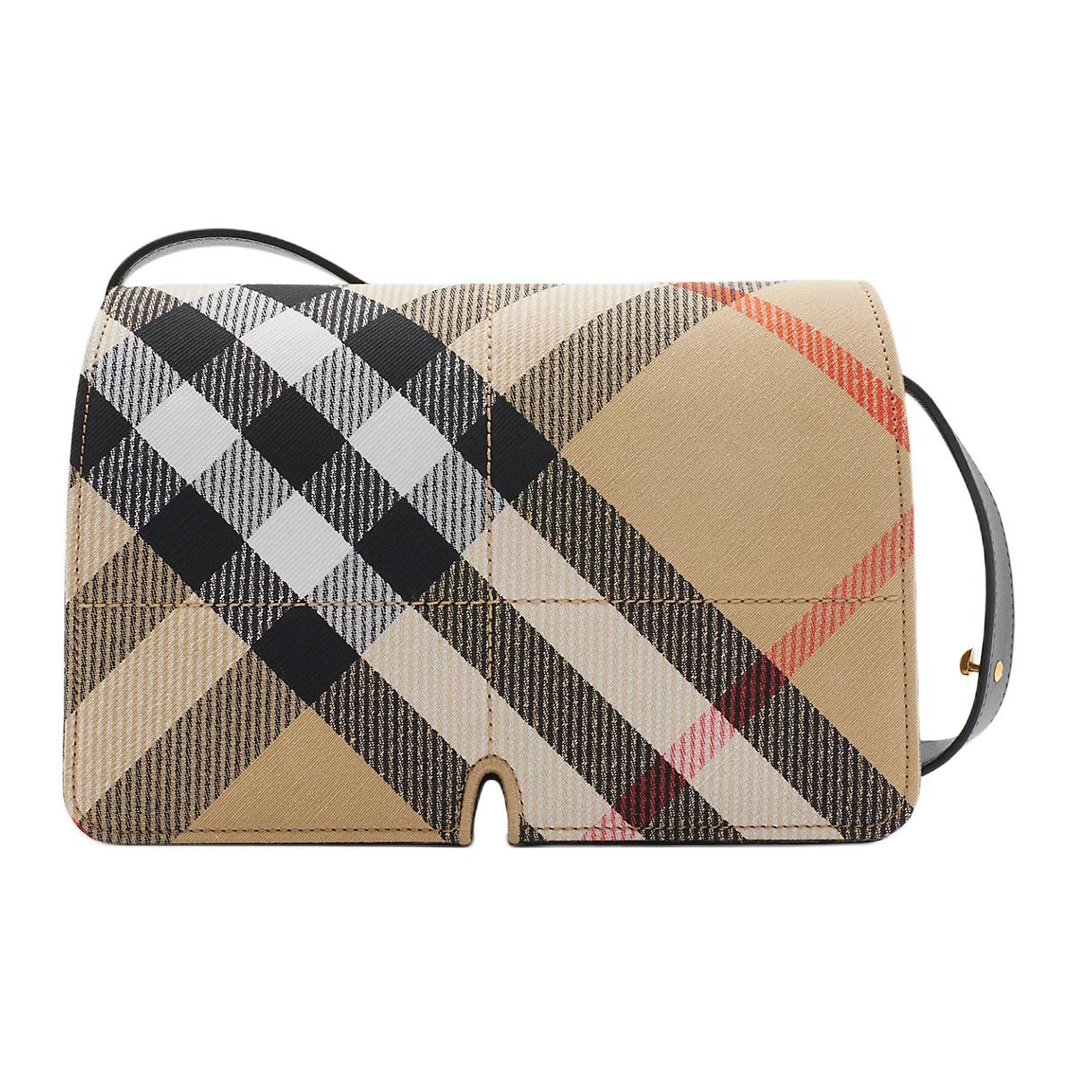 

Сумка через плечо из хлопковой смеси, женская, песочного цвета Burberry