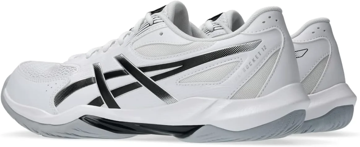 Мужские волейбольные кроссовки ASICS Gel-Rocket 12, белый/черный — фото 3