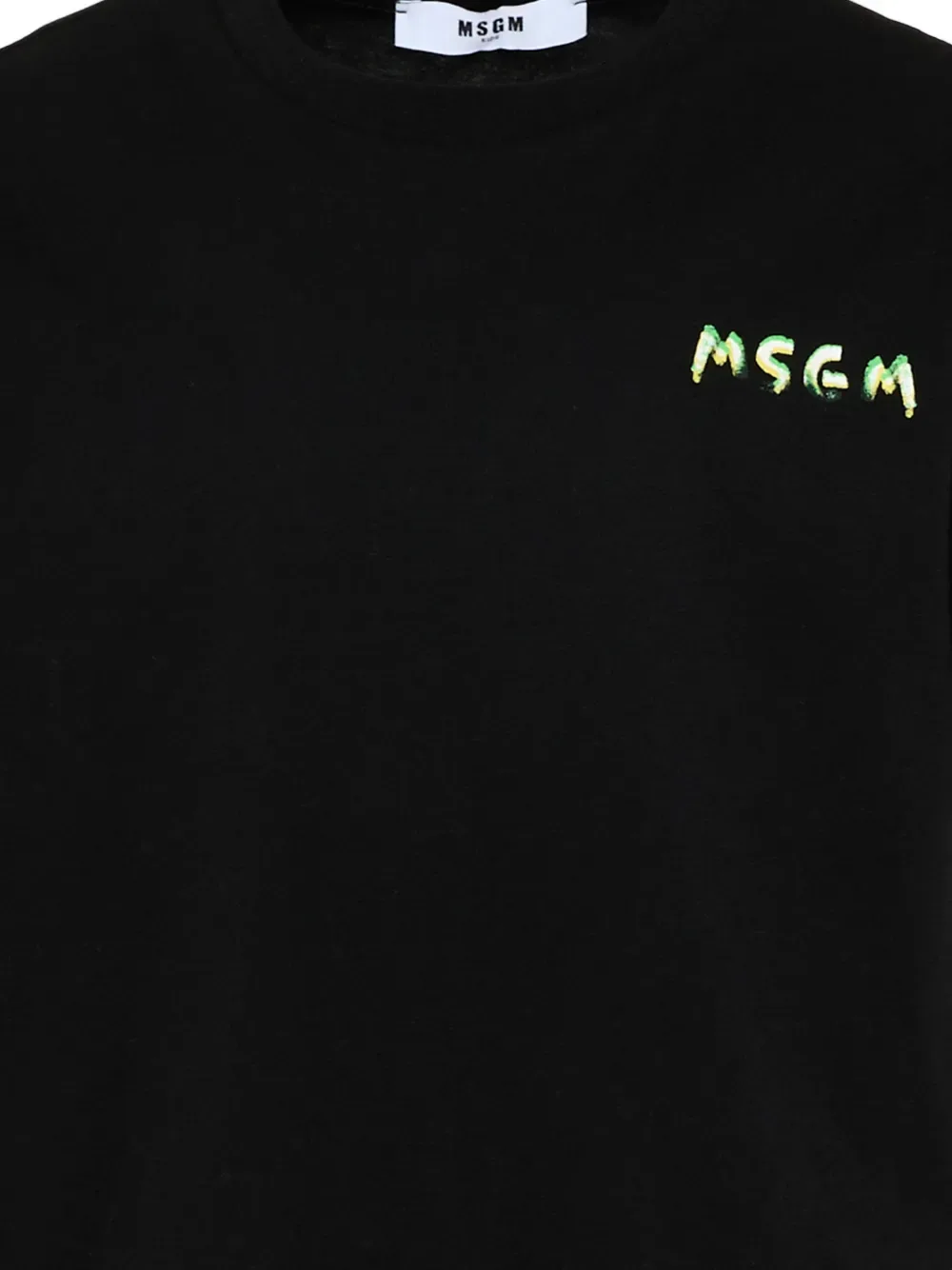 Футболка с короткими рукавами MSGM Kids, черный — фото 3