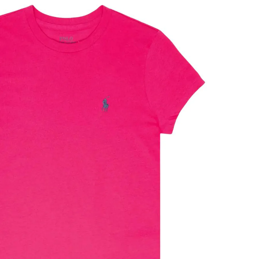 Футболка с принтом Polo Pony Polo Ralph Lauren, розовый — фото 4
