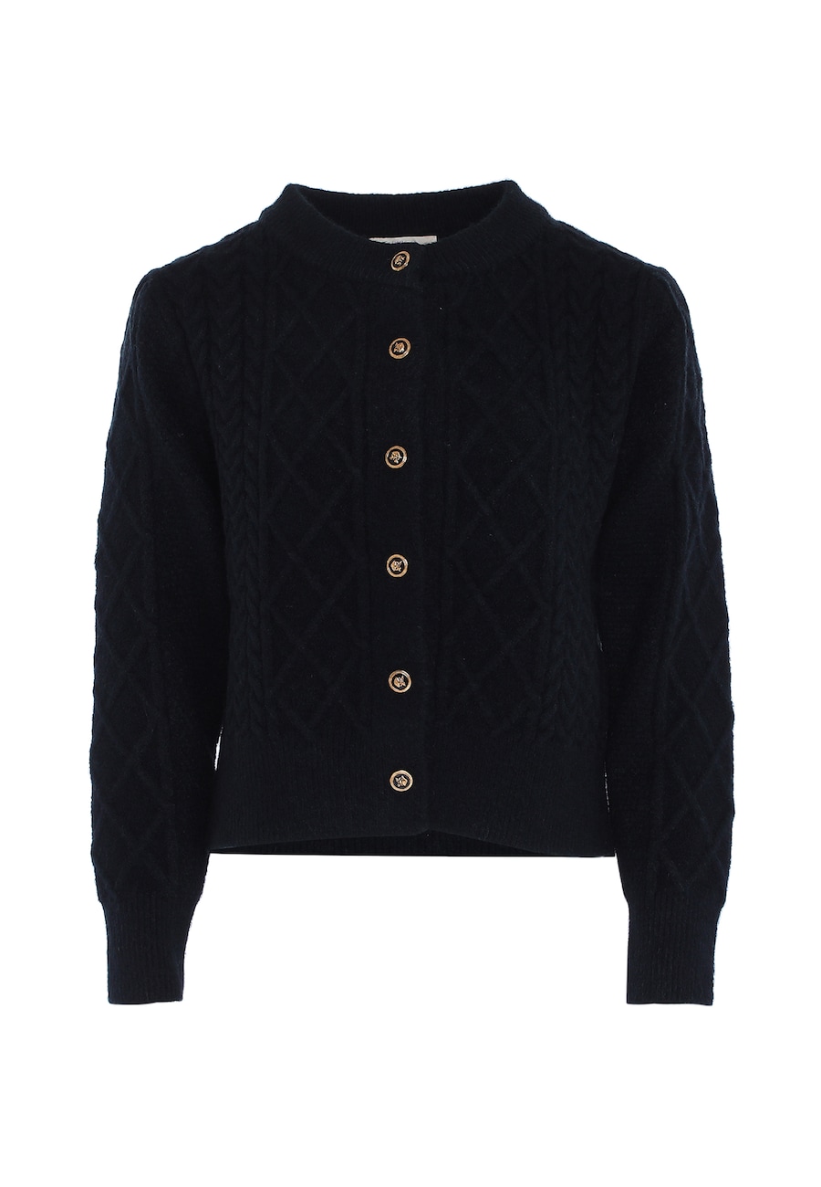 

Вязаный кардиган aleva, черный