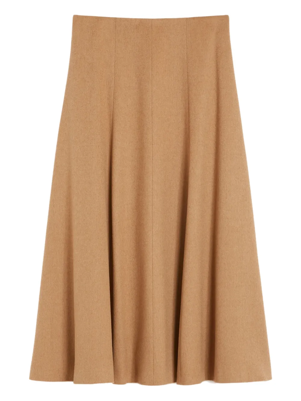 

Расклешенная юбка миди со вставками MAX MARA, коричневый