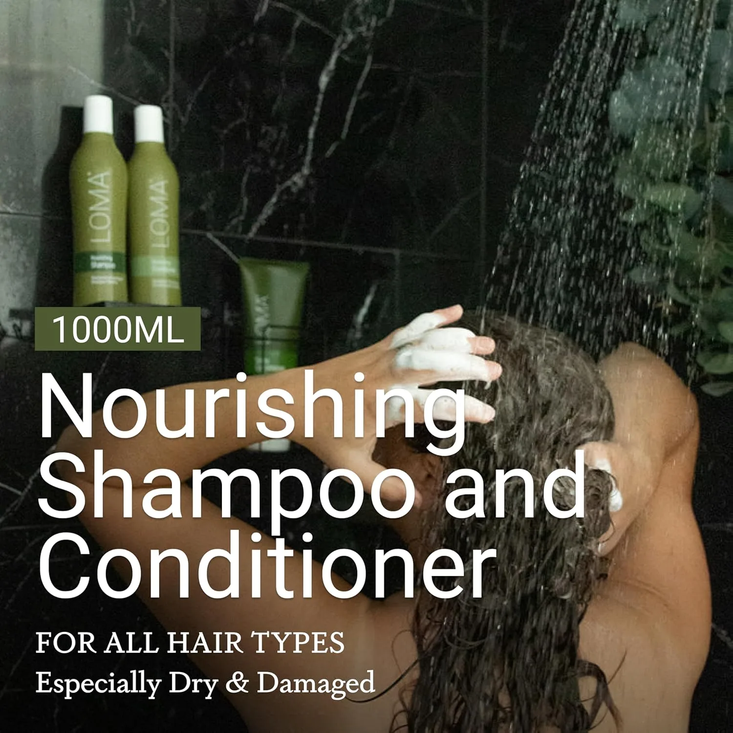 Набор для ухода за волосами Loma Hair Care: питательный шампунь и кондиционер. 1000 мл (2 шт.) — фото 3