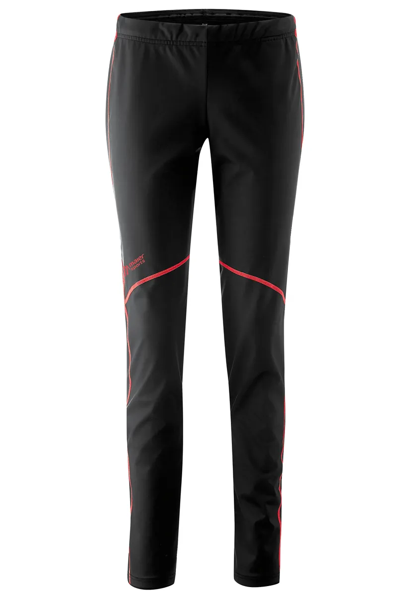 

Функциональные брюки Maier Sports "Telfs CC Tight W", спортивные тайтсы для скандинавских видов спорта гибридной конструкции, цвет Deep