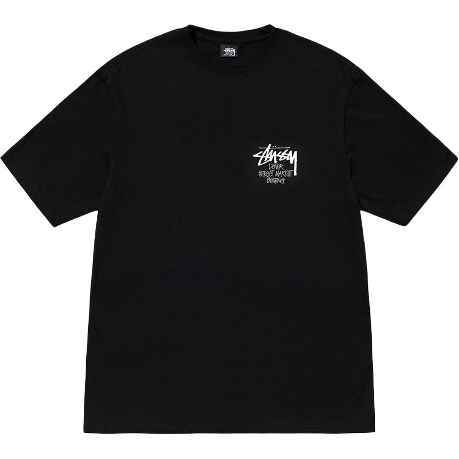 Футболка Unisex Crew Neck Stussy, черный — фото 2