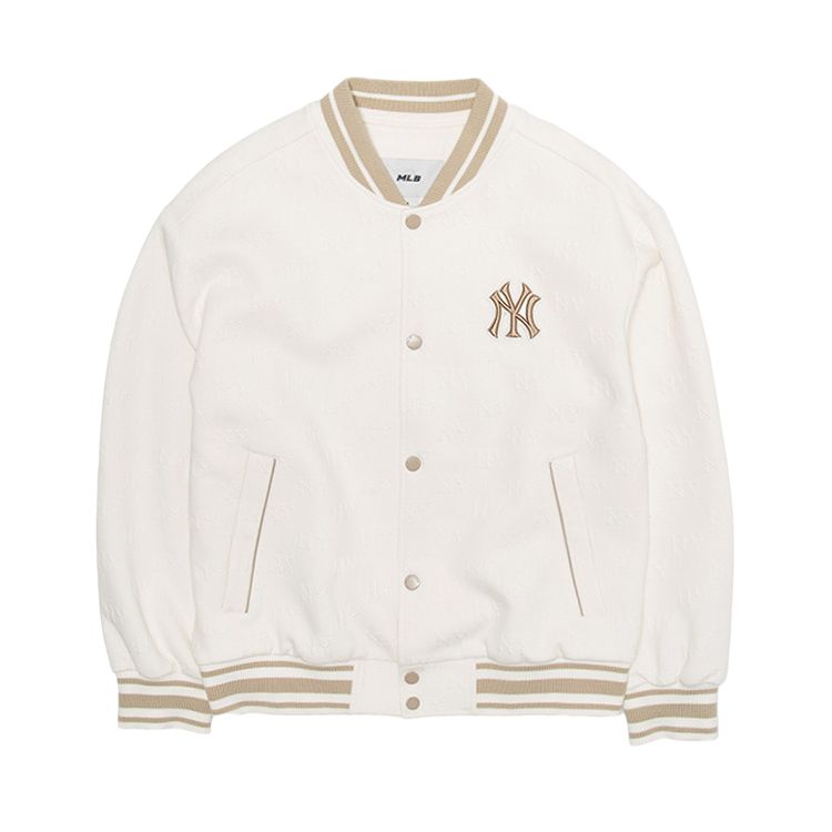 

MLB Бейсбольная майка унисекс New York Yankees/Cream с бейсбольным воротником