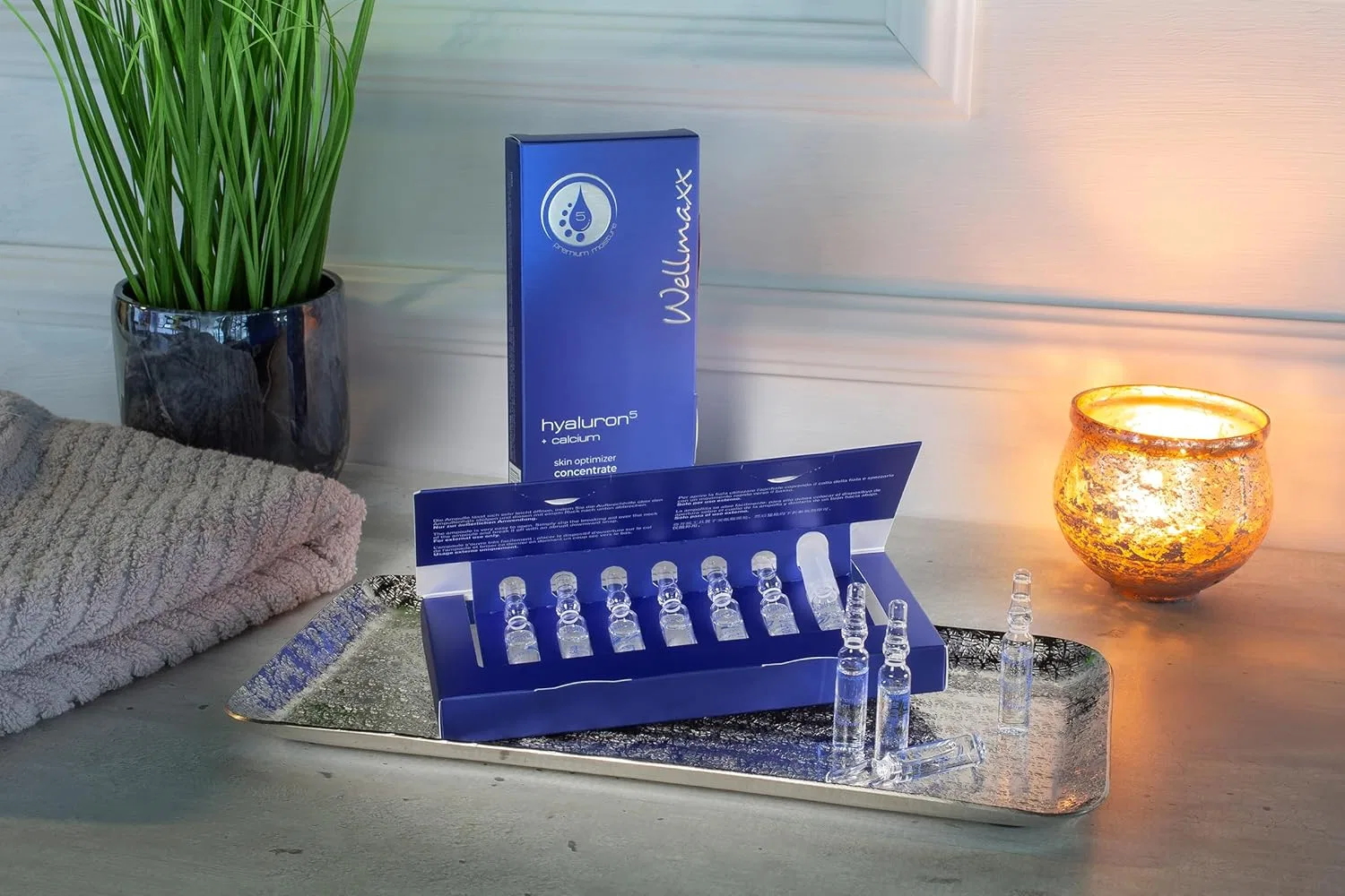 Концентрат-оптимизатор для кожи «Hyaluron⁵ + Calcium» от WELLMAXX Wellmaxx — фото 4