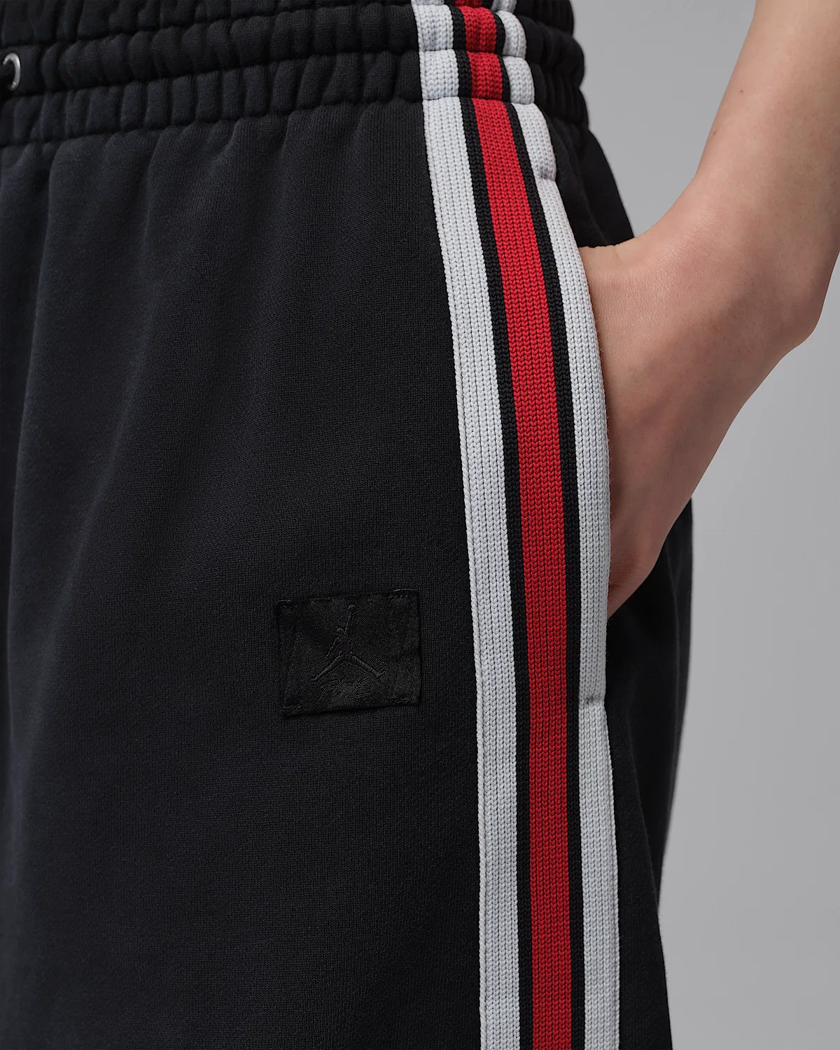 Женская юбка Jordan Flight Fleece, Black/Dark Smoke Grey — фото 3