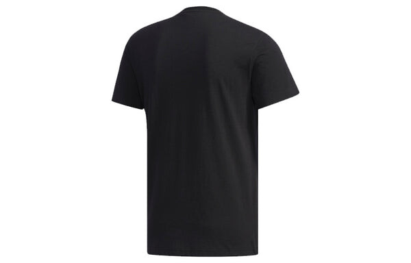 Футболка tee tape sports short sleeve black Adidas, черный — фото 2