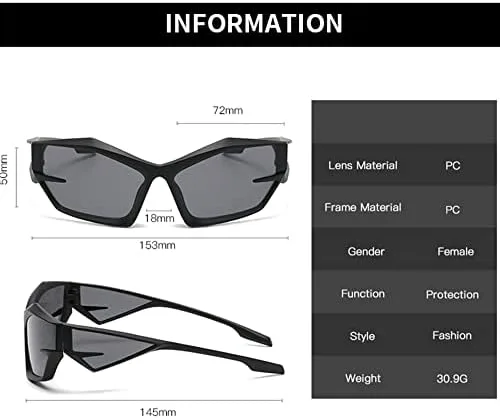 

Женские ретро-солнцезащитные очки, прямоугольные спортивные очки, мужские солнцезащитные очки, панк-очки, женские очки с защитой от УФ-излучения 400 MTZJH, Purple
