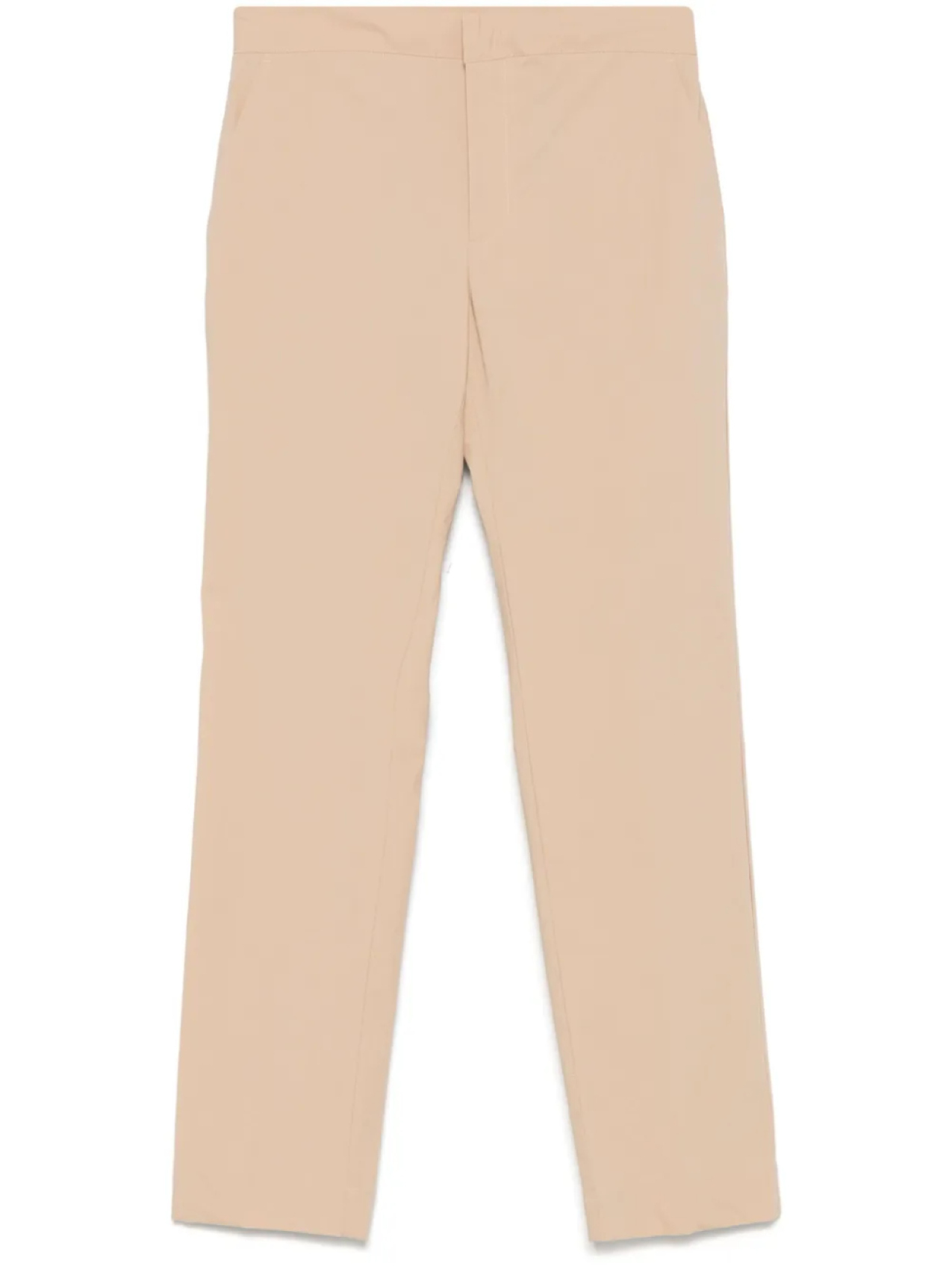 

TWINSET брюки строгого кроя с логотипом, нейтральный