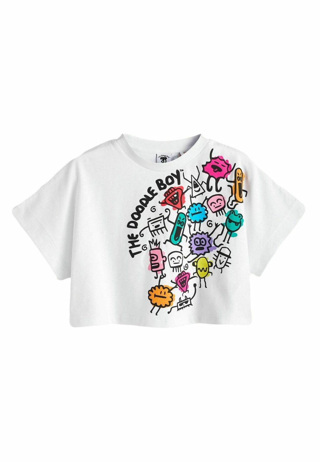 

Футболка с принтом Artist Boxy Regular Fit Next, белый