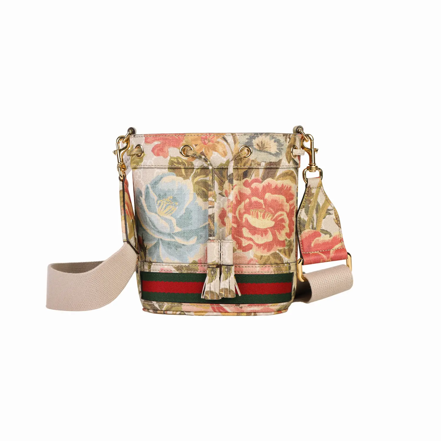 

GUCCI Офидия холщовая сумка Панама сумка Кроссбоди сумка Женская плечевая сумка мультиколор