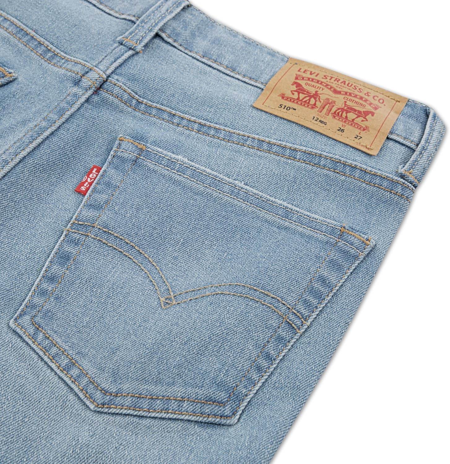 Джинсы Levi's Boys 510 Skinny Fit Destructed, Gummy Bears — фото 4