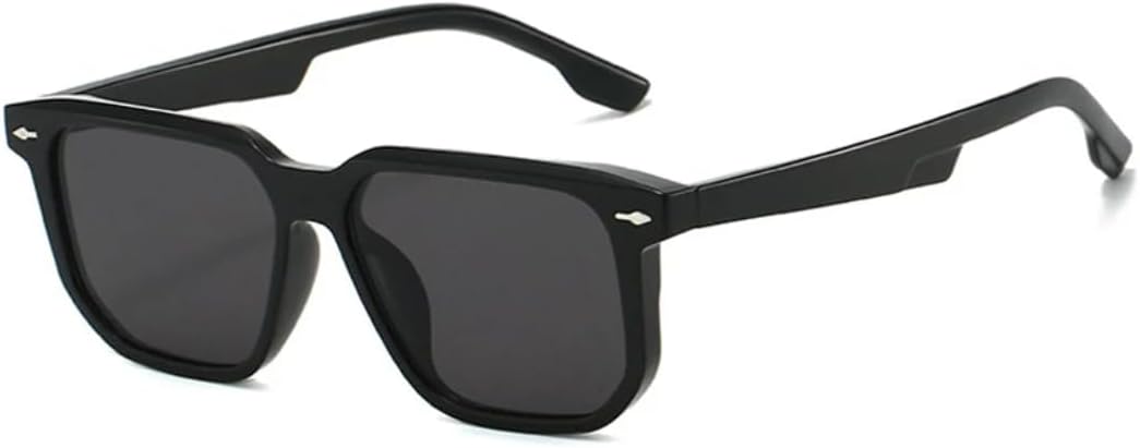 

Солнцезащитные очки для мужчин и женщин - защита UV400 - линзы Rivets с градиентом зеленого и серого цвета для занятий спортом на открытом воздухе и вождения DSVIGF, Black Grey