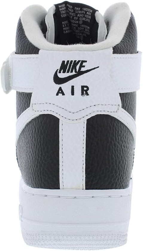 Мужские кроссовки Nike Air Force 1 '07 High, черно-белый — фото 4