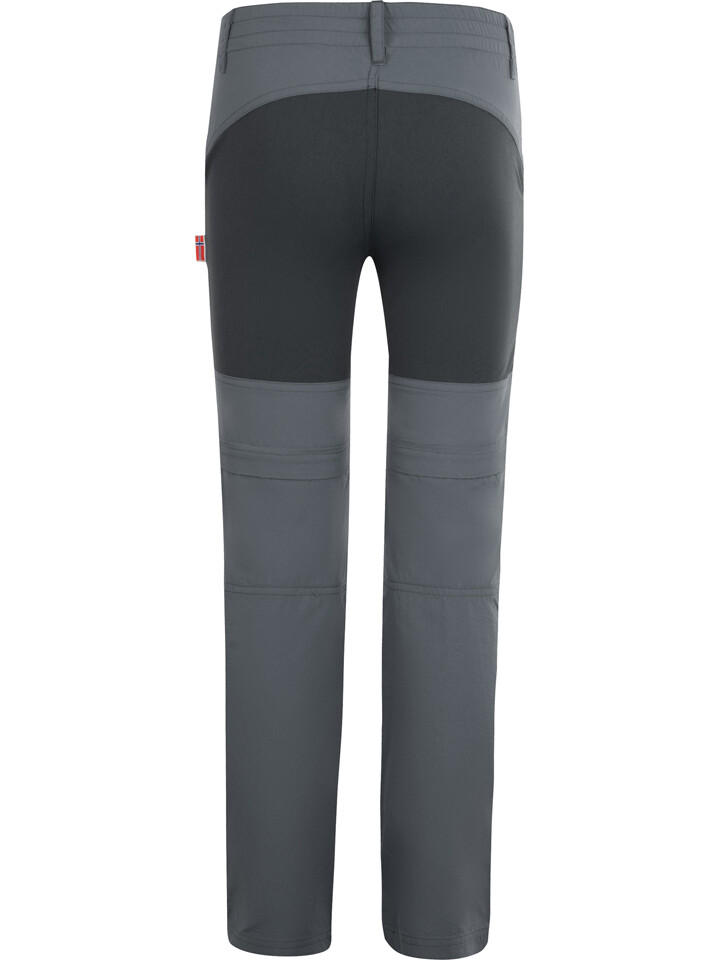 Спортивные брюки Trollkids Zipp-Off- Nordfjord - Slim fit -, серый — фото 2