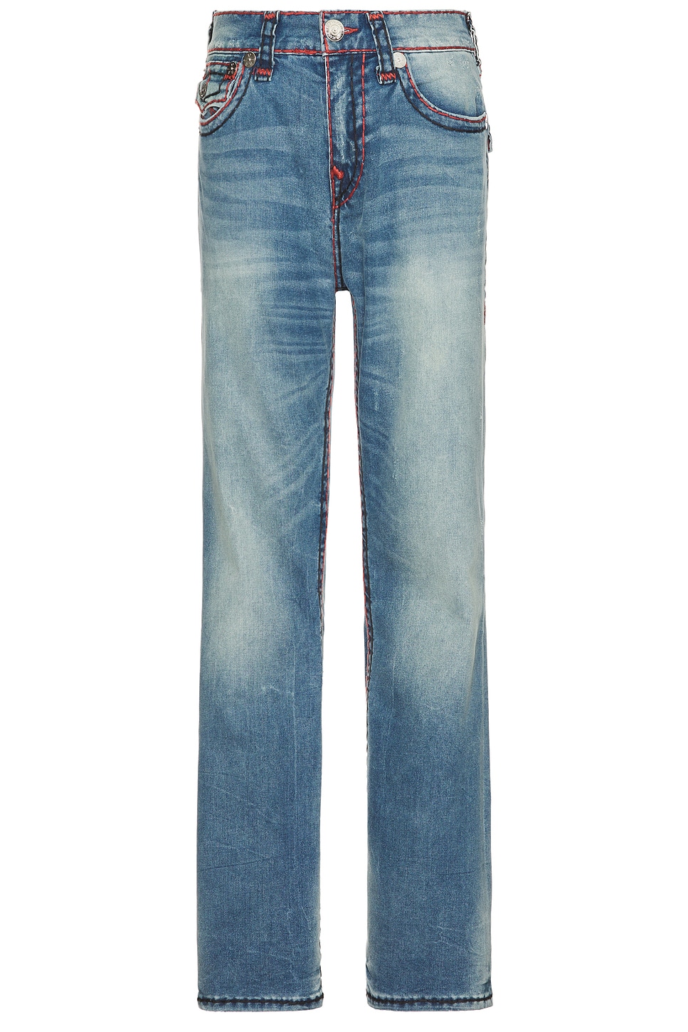 

Джинсы Ricky super t triple logo от True Religion, groton light wash