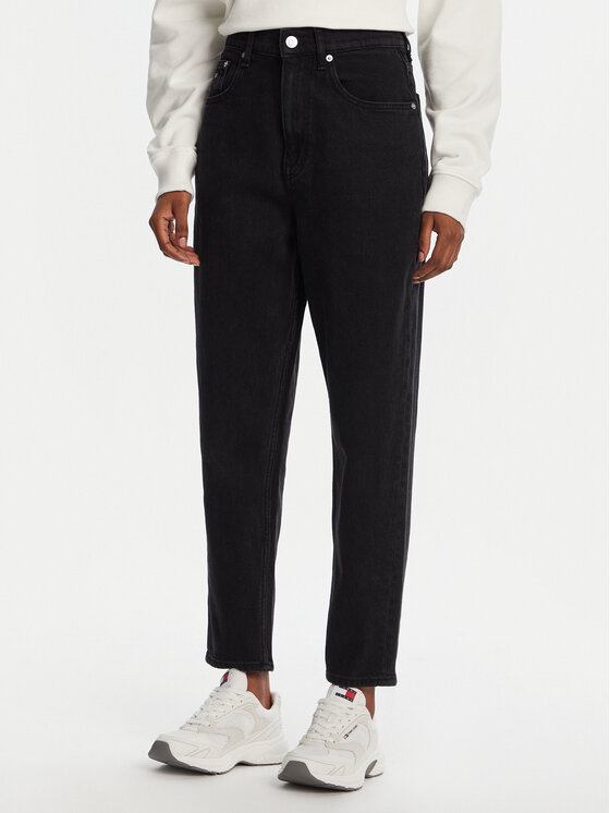 

Джинсы mom fit DW0DW21389 Tommy Jeans, чёрный
