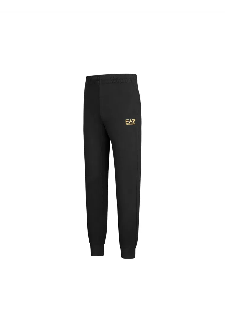 Тренировочные брюки мужские, черные, EA7, модель 8NPP66 PJVRZ Emporio Armani — фото 3