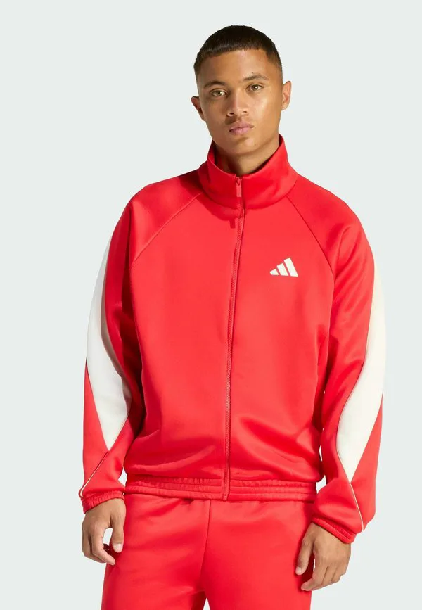 Тренировочная куртка для стадиона Adidas Sportswear, Pure Ruby Off White Crystal Linen