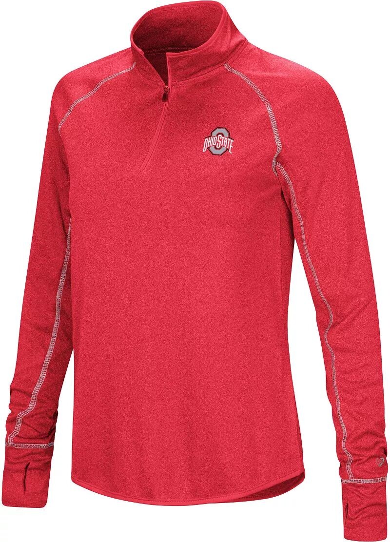 

Colosseum Женская куртка Ohio State Buckeyes Scarlet Stingray на молнии