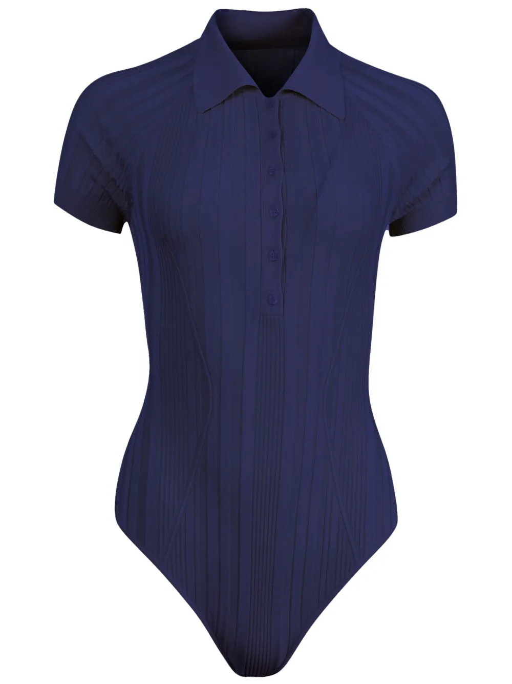 

Боди в рубчик Fleur Du Mal, синий