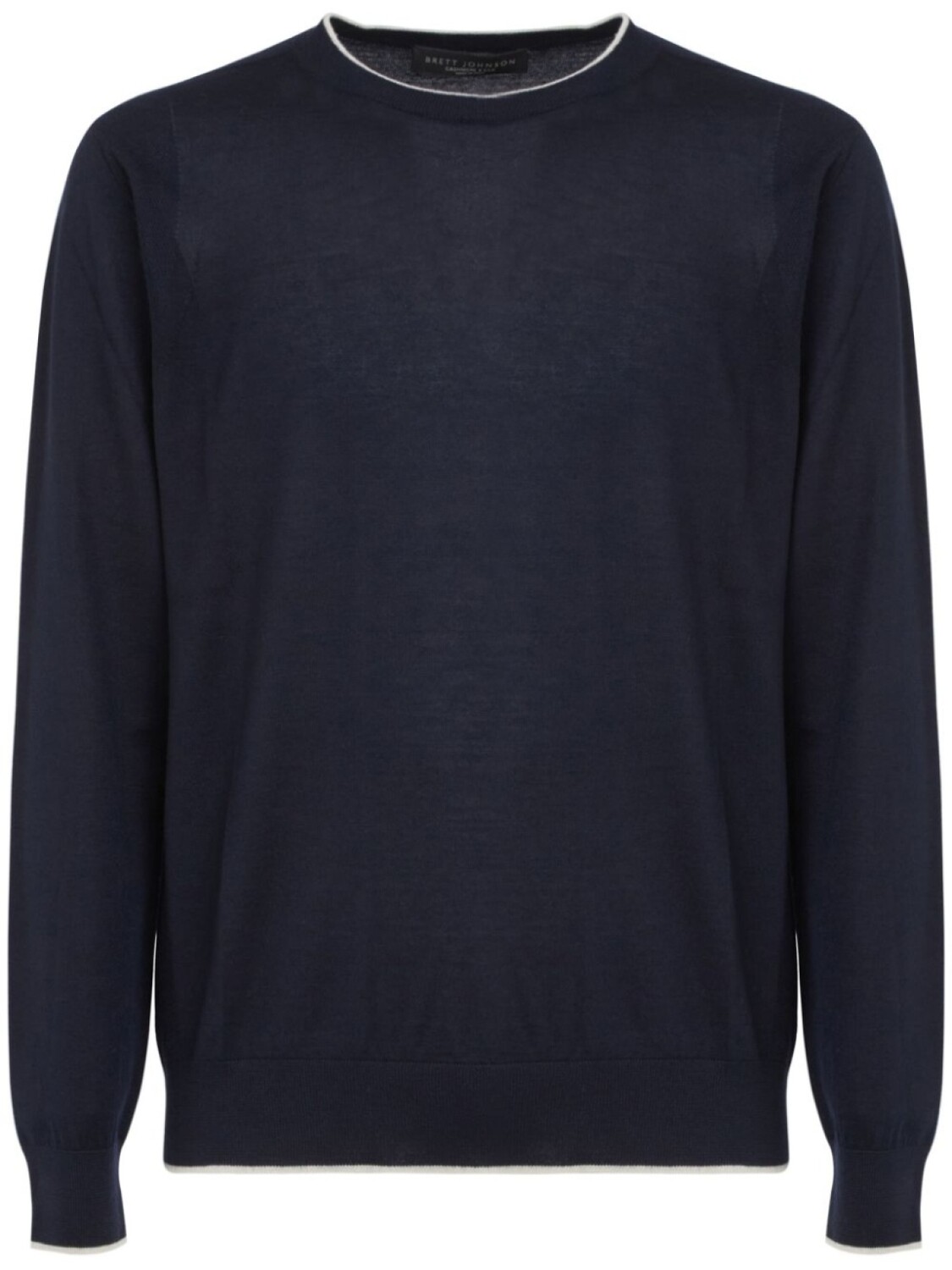 

Свитер с круглым вырезом Brett Johnson, синий