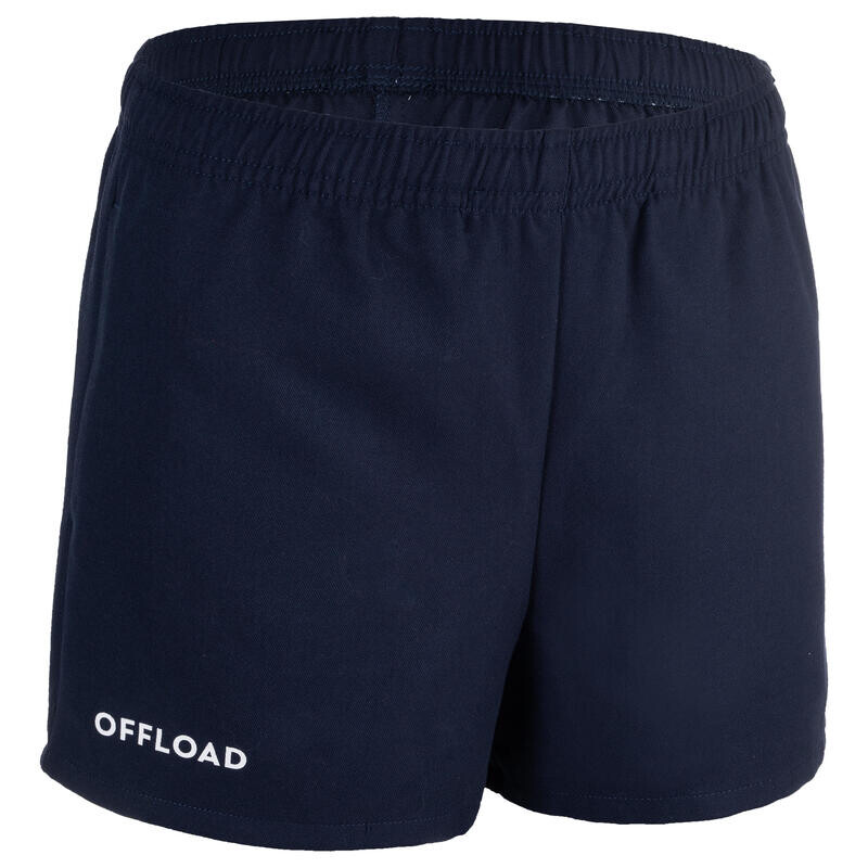 

Шорты для регби с карманами Offload R100 Junior Blue