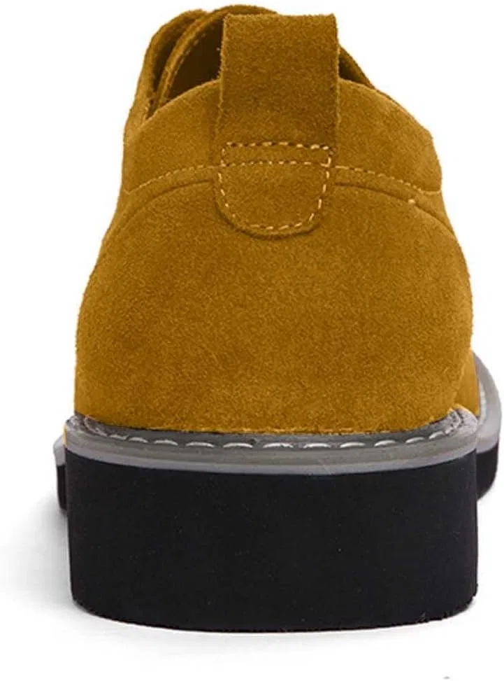 Lässige Stiefeletten, Flache Schnürschuhe, Bequeme Alltagskleidung, langlebige, стильные ботинки для джинсов, die ganze Saison über Generic, Gelb — фото 4