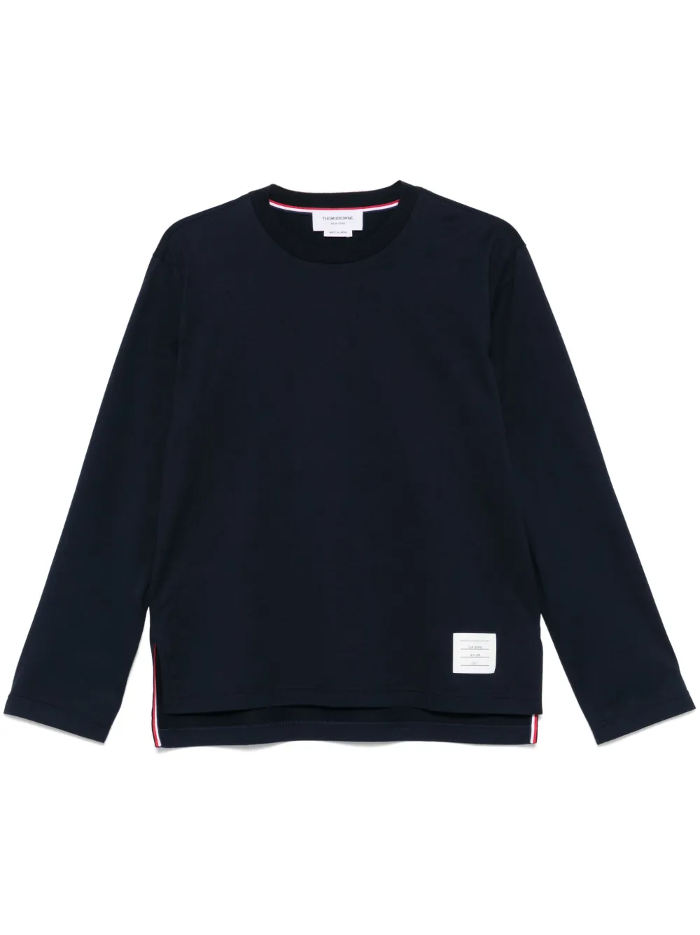 

Футболка с круглым вырезом THOM BROWNE, синий
