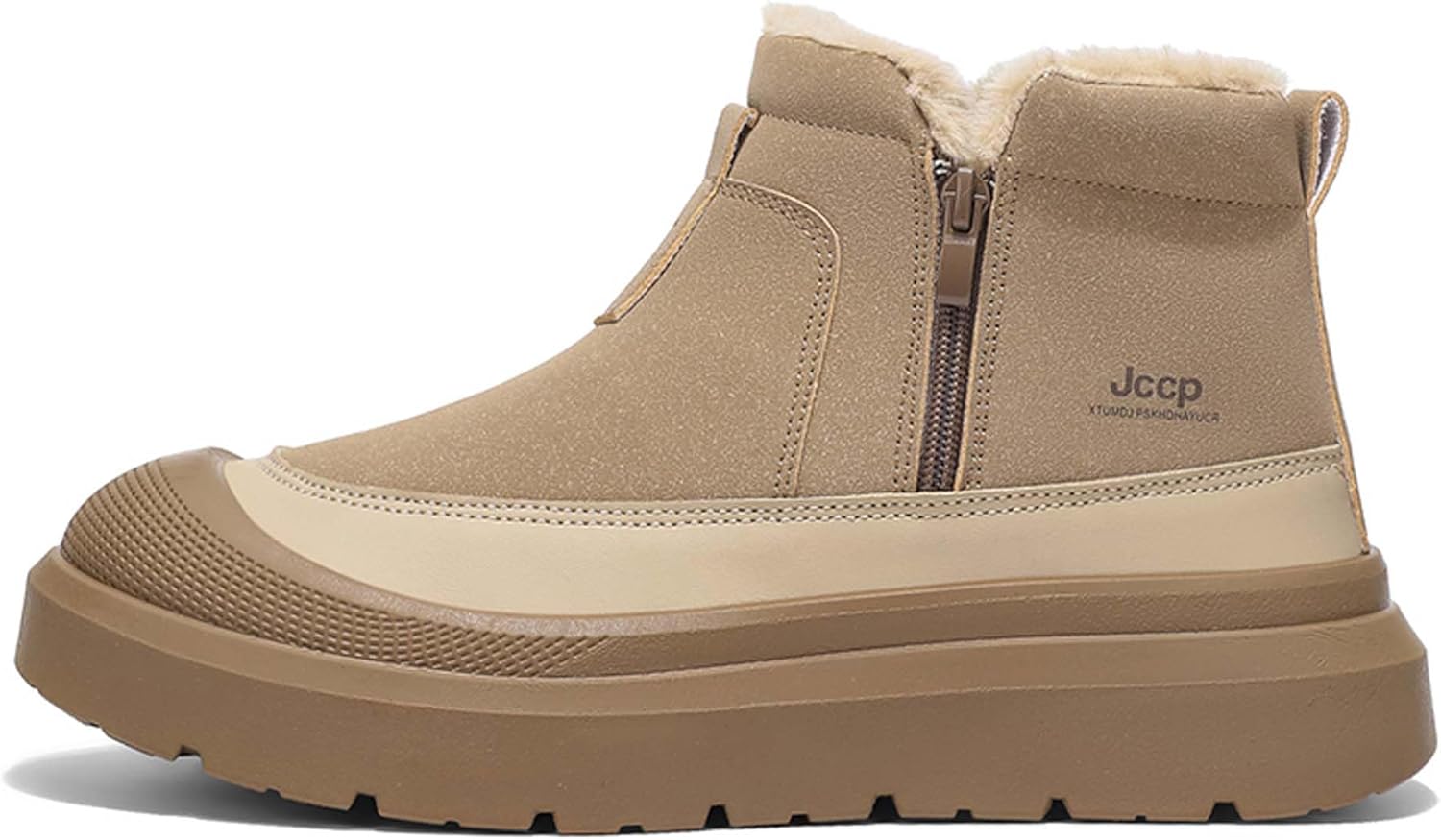 

Зимние высокие плюшевые и хлопковые ботинки для снега для тепла, удобная обувь для прогулок на улице Generic, хаки