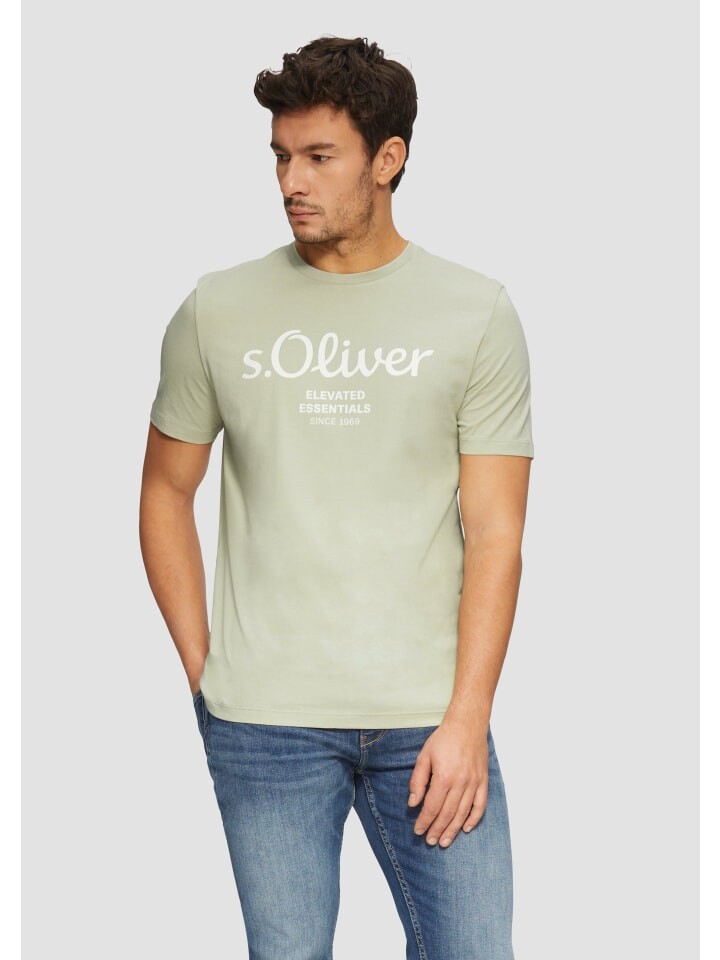 

Футболка s.Oliver T-Shirt kurzarm, бежевый